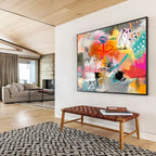 Colorful Graffiti - Style Abstract  Urban Creative Energy ABS098