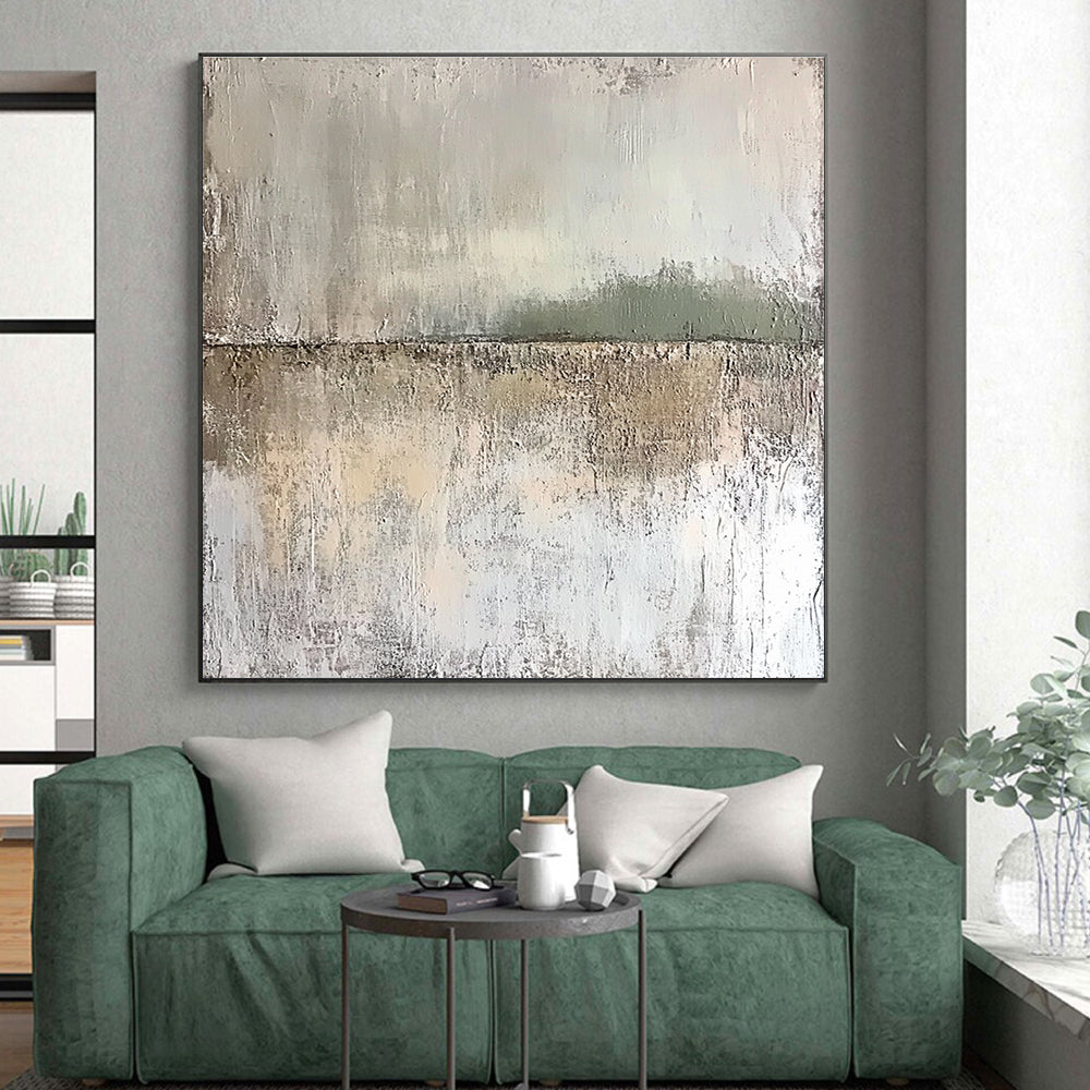 Textured Neutral Abstract Painting with Timeless Charm WINK703
