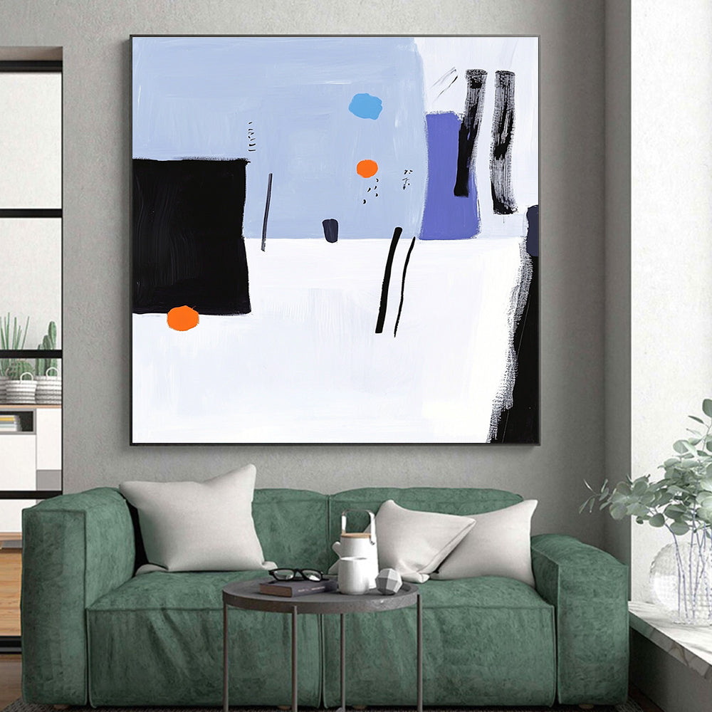 Playful Abstract Forms Painting with Whimsical Creativity WINK158