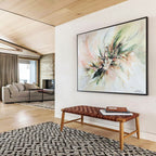 Delicate Floral Bouquet Art Capturing Romantic Essence with Gentle Brushstrokes Abstract Painting ABS146