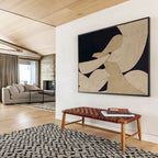 Minimalist Abstract Shapes Painting for Contemporary Office Lobbies YHT249