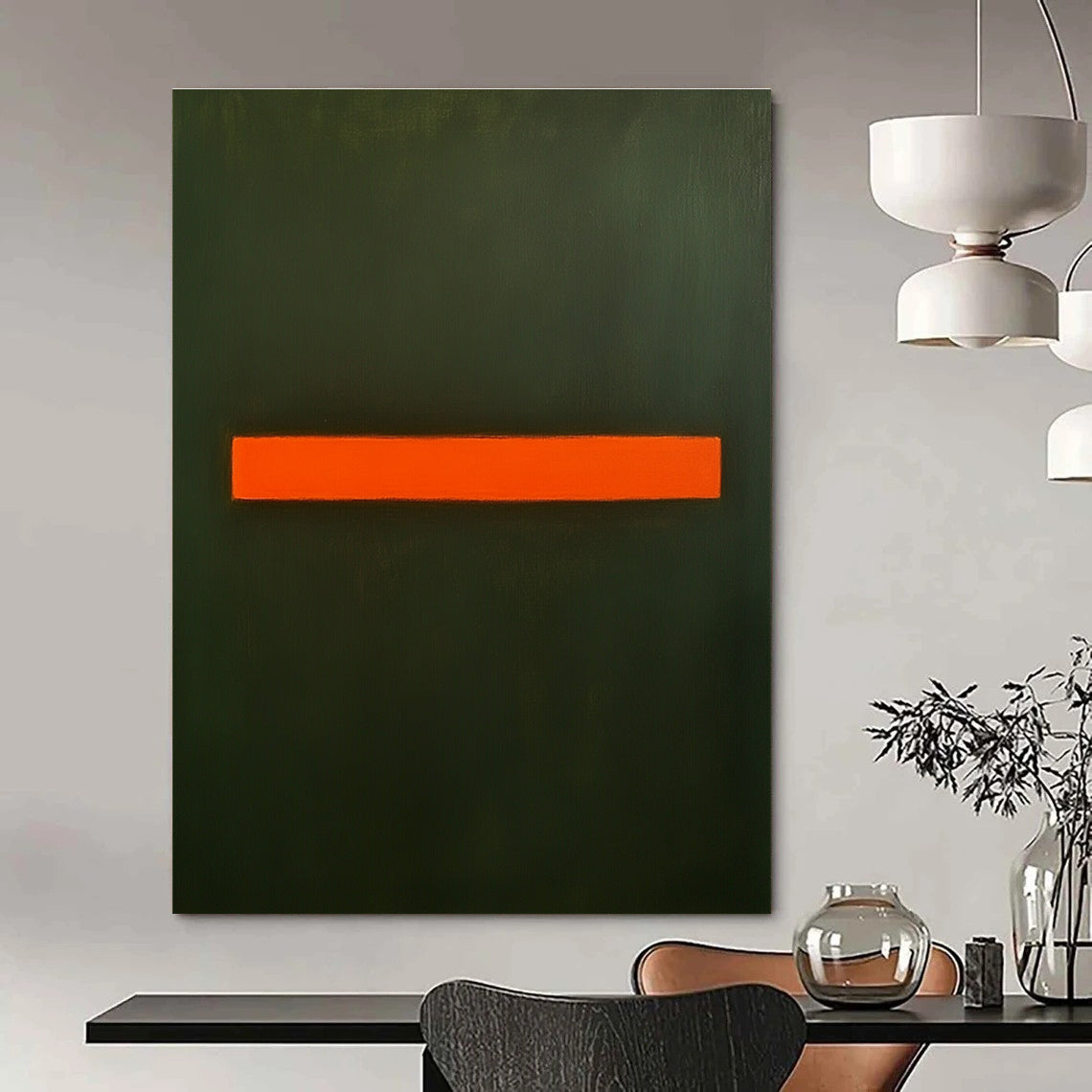 Bold Color Block Art Abstract Painting for Contemporary Spaces GAB1394