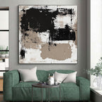 Monochromatic Abstract Painting with Subtle Depth WINK315
