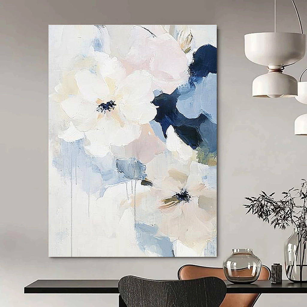 Delicate Floral Abstract - Gentle Botanical Abstract Art GAB0489