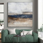 Neutral Tones Abstract Painting with Subtle Sophistication WINK340