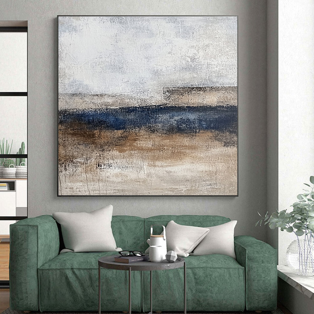 Neutral Tones Abstract Painting with Subtle Sophistication WINK340