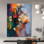 Dynamic Abstract Portrait of a Face Painting for Artistic Spaces HENG285