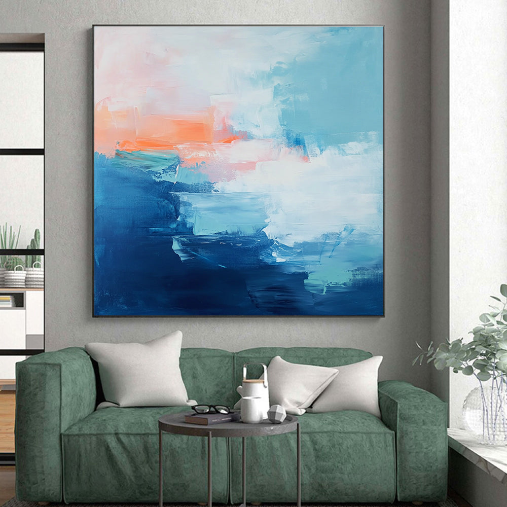 Soft Color Abstract Painting with Dreamy Hues WINK813