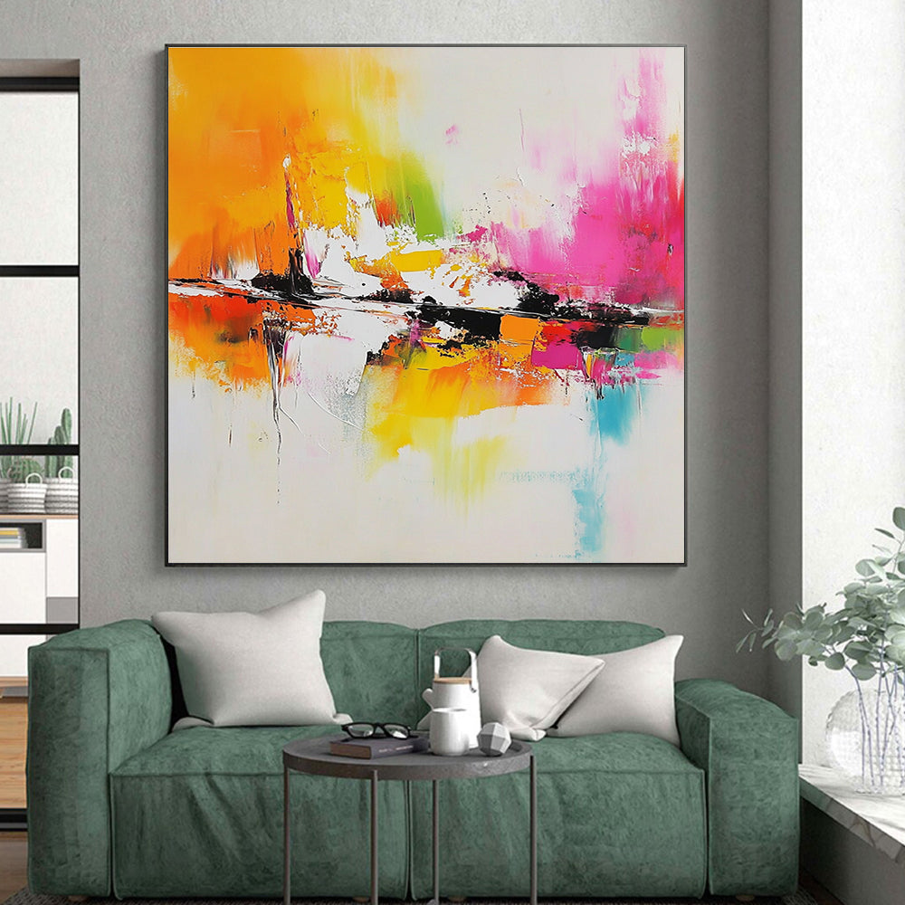Colorful Abstract Harmony Painting with Joyful Melody WINK712