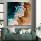 Aerial Beach Abstract Painting with Natural Harmony WINK311