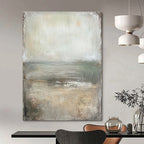 Sea and Sky Abstract Painting for Beach House Bedrooms GAB0759