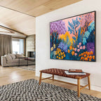 Fantasy Garden Abstract Painting for Bohemian - Style Cafes YHT418