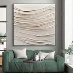 Textured - Wave Abstract Painting with 3D Effects WINK873