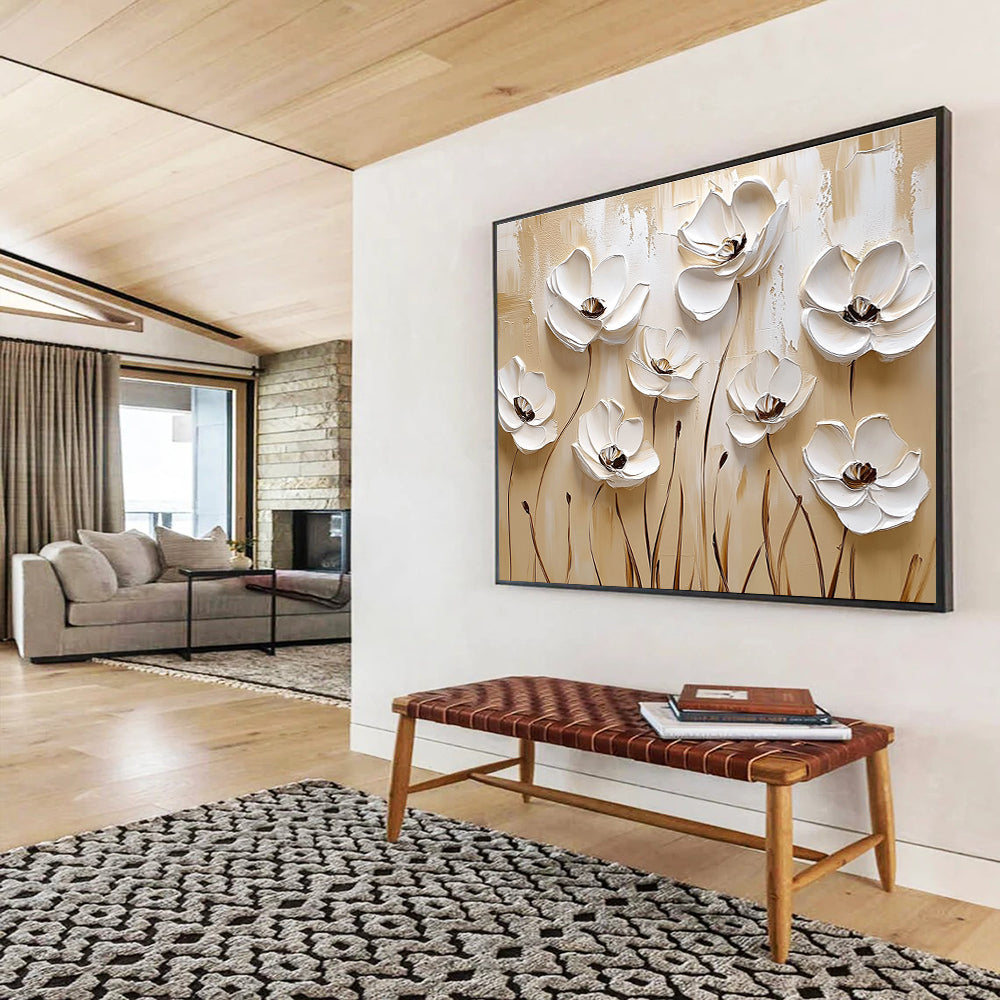 White Flower Field - a Symbol of Purity ABS005