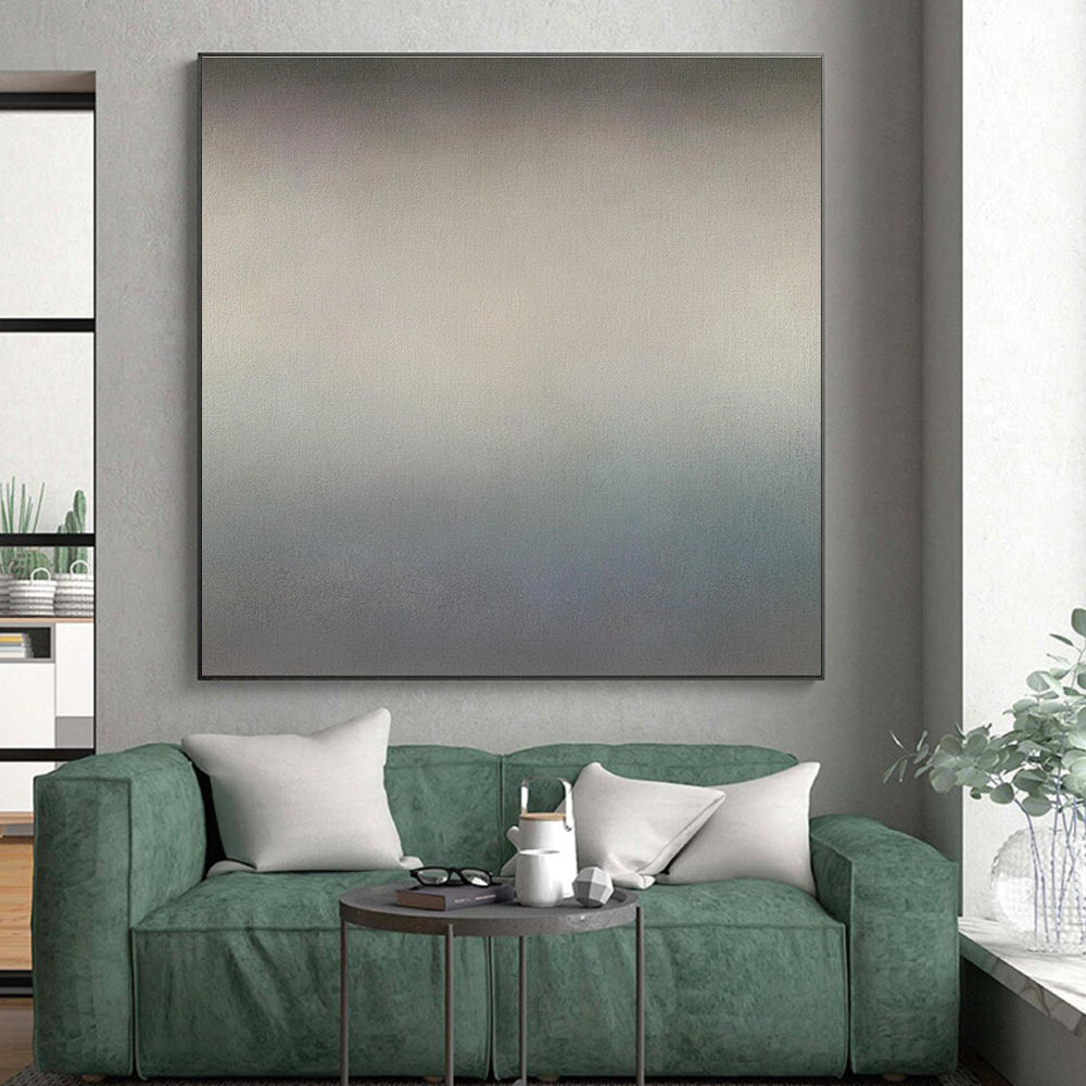 Subtle Gradient Abstract Painting with Quiet Sophistication WINK283