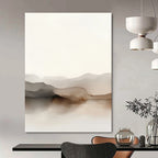 Ink Wash Mountain Scene Ethereal Landscape Abstract Painting GAB0233