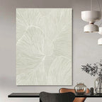 Leaf - like Lines Nature - Inspired Abstract Painting for Calm Spaces GAB1530