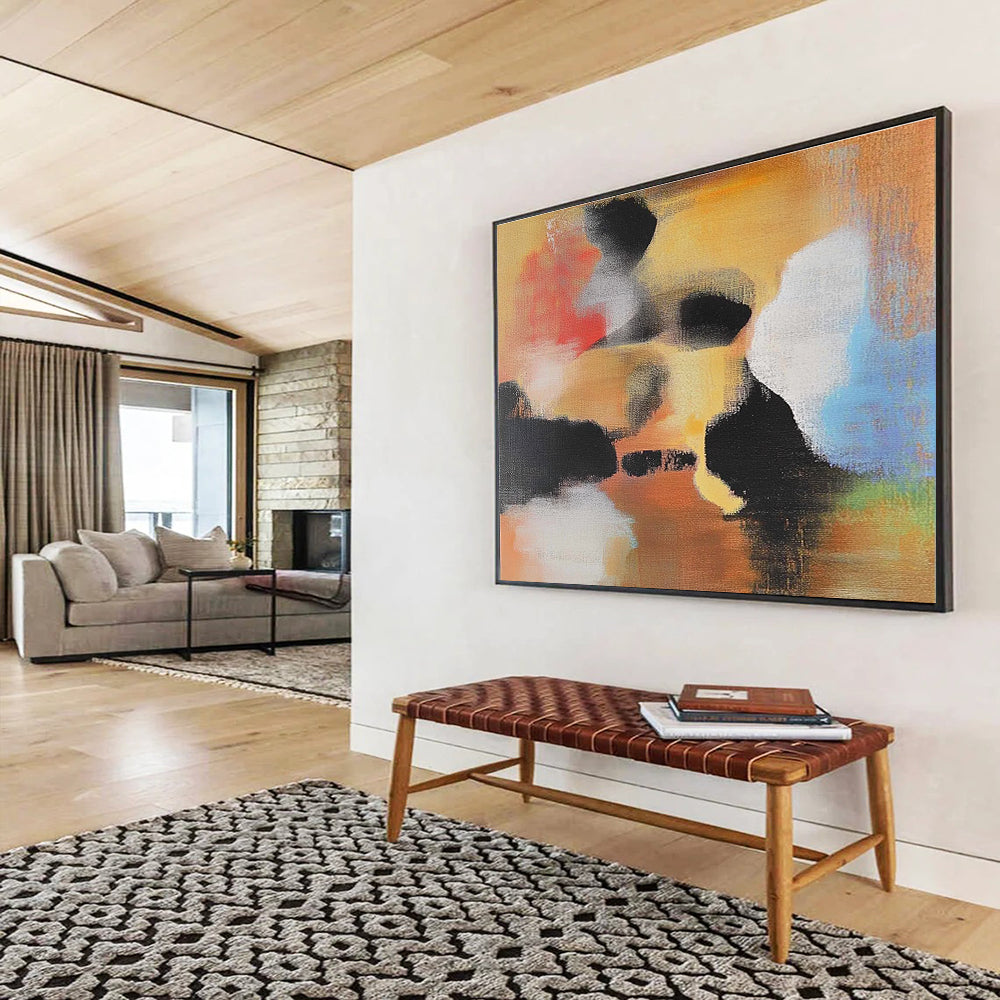 Soft - hued Abstract Art for Sophisticated Spaces ABS002