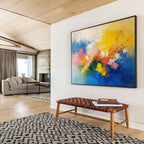 Explosive Color with Dynamic Composition Abstract Painting ABS349