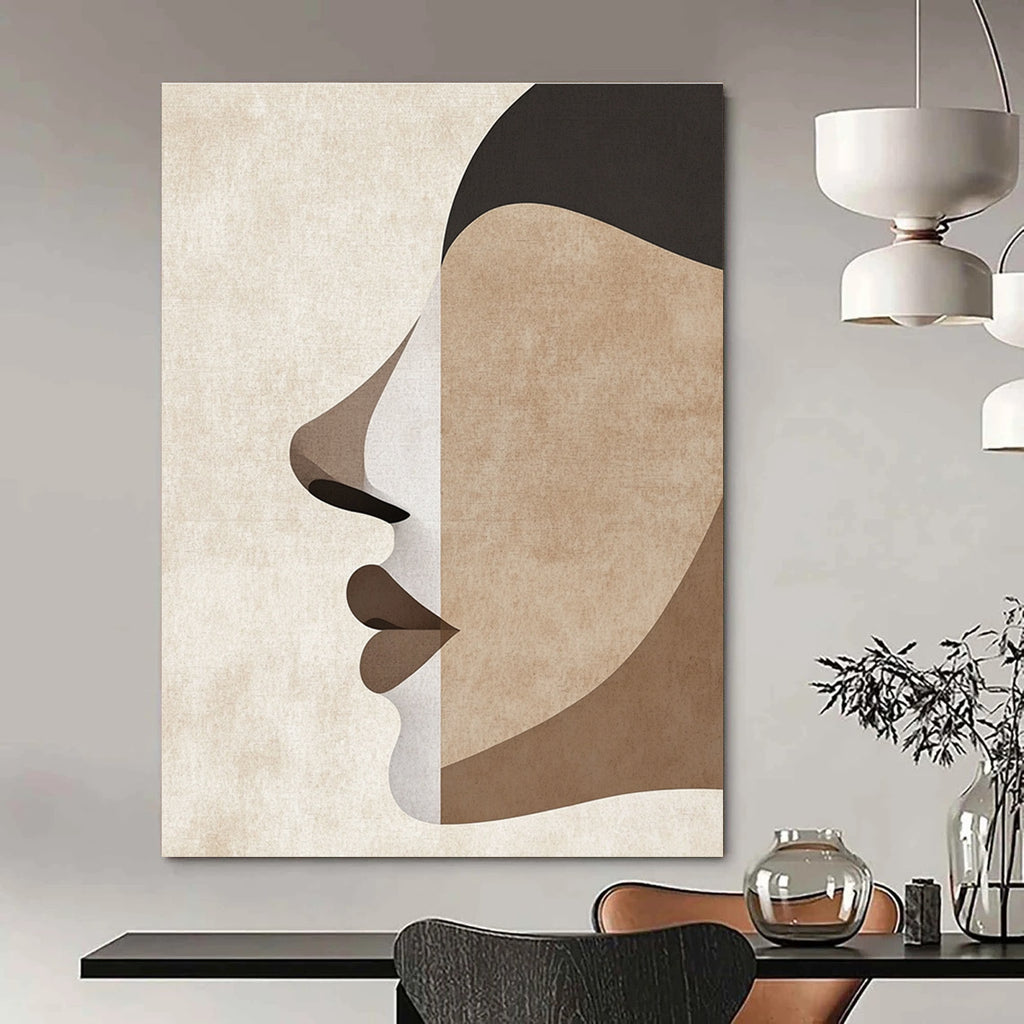 Abstract Face Segments Abstract Painting for Art - Centric Salons GAB1385