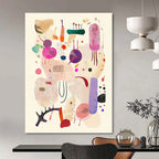 Abstract Shape Collage Art of Whimsical Diversity GAB0187