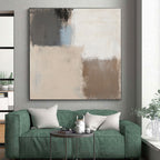 Neutral Toned Abstract Painting with Subtle Depth WINK702