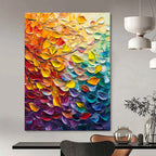 Autumn Leaves Abstract Painting for Seasonal - Decor Cafes GAB1324