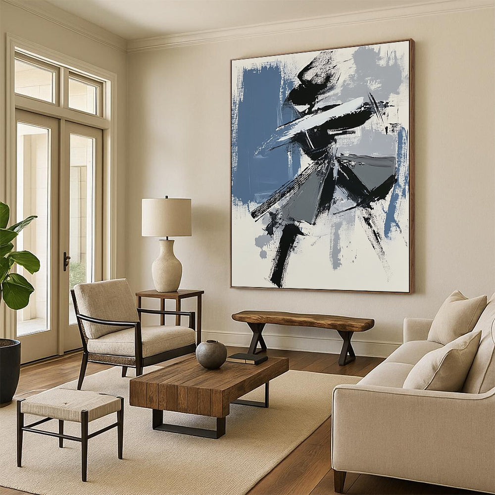 Abstract Dancer Painting for Bohemian - Style Living Rooms GAB1316
