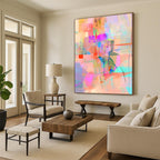 Colorful Collage Abstract Painting for Creative Studios GAB1028