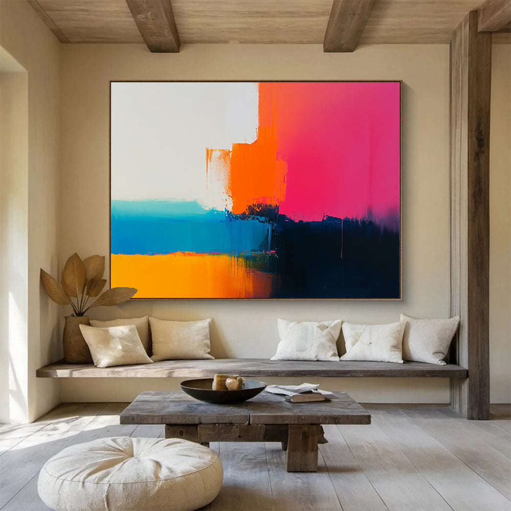 Vibrant Color - Block Abstract  Bold Contemporary Impact ABS079