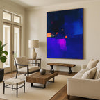 Neon Abstract Composition Painting for Trendy Nightclubs GAB1029