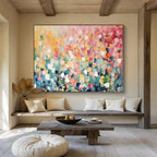 Colorful Dot Abstract Painting for Vibrant Cafes YHT161