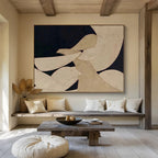 Minimalist Abstract Shapes Painting for Contemporary Office Lobbies YHT249