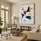 Colorful Drip Abstract Painting for Bohemian - Style Studios GAB0845