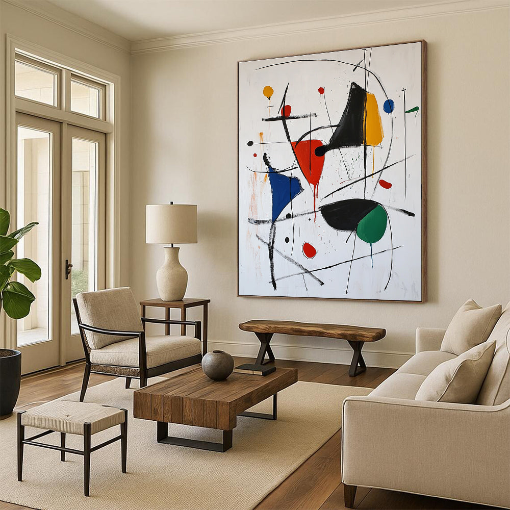 Colorful Drip Abstract Painting for Bohemian - Style Studios GAB0845
