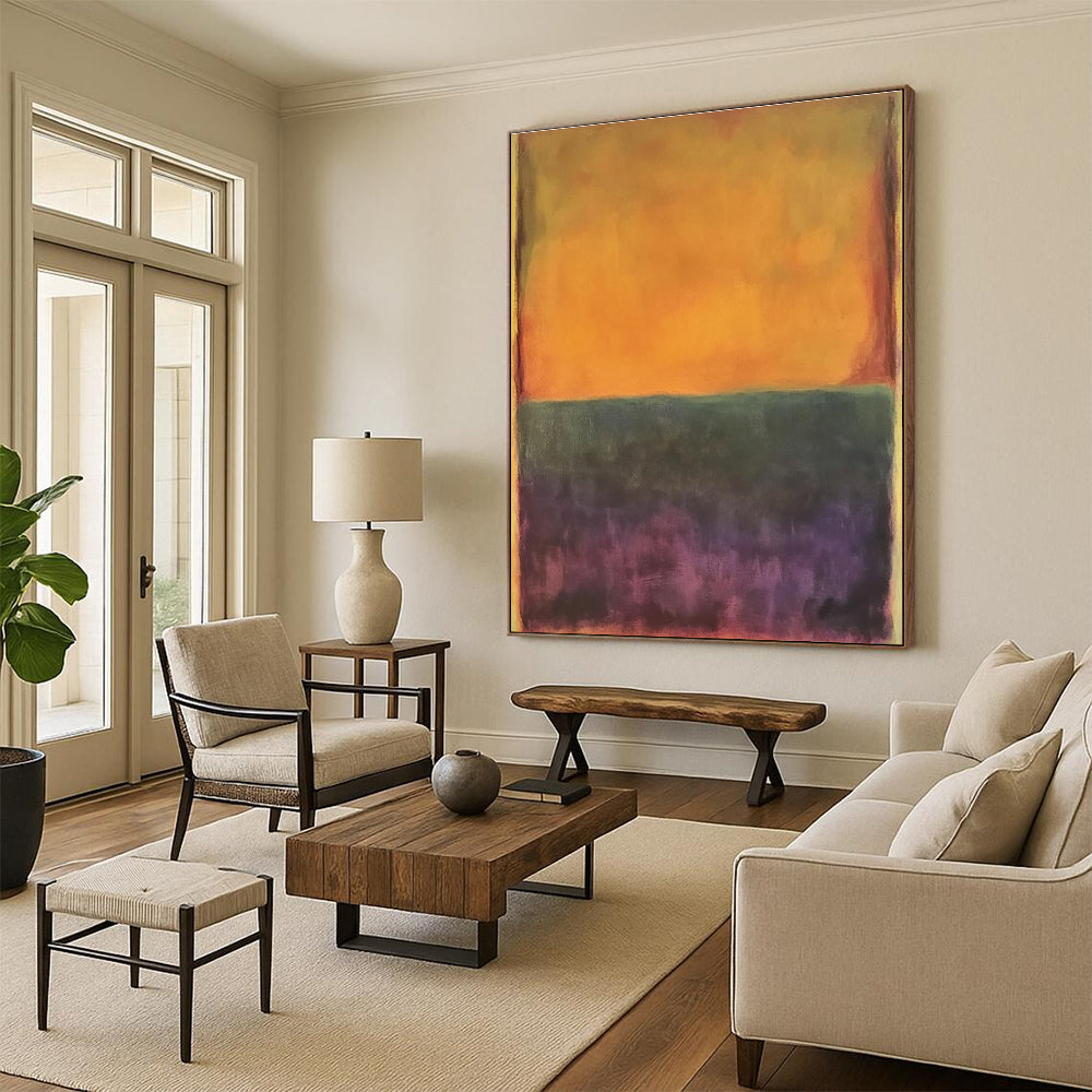Color - Block Abstract Painting with Soft Gradients WINK837