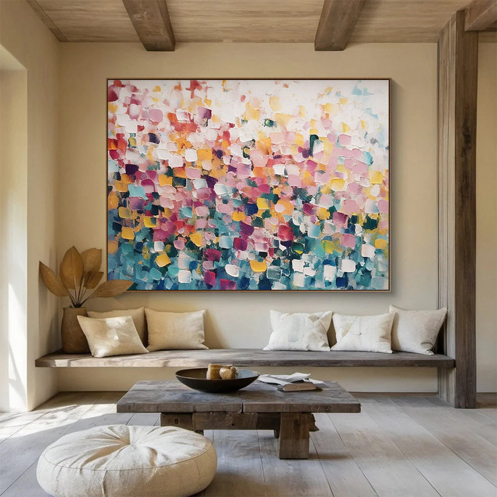 Rainbow Dot Abstract Painting for Art - Lovers’ Studios YHT162