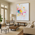 Pastel Colorful Abstract Painting with Playful Palette WINK657