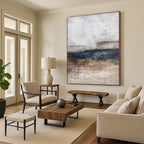 Neutral Tones Abstract Painting with Subtle Sophistication WINK340