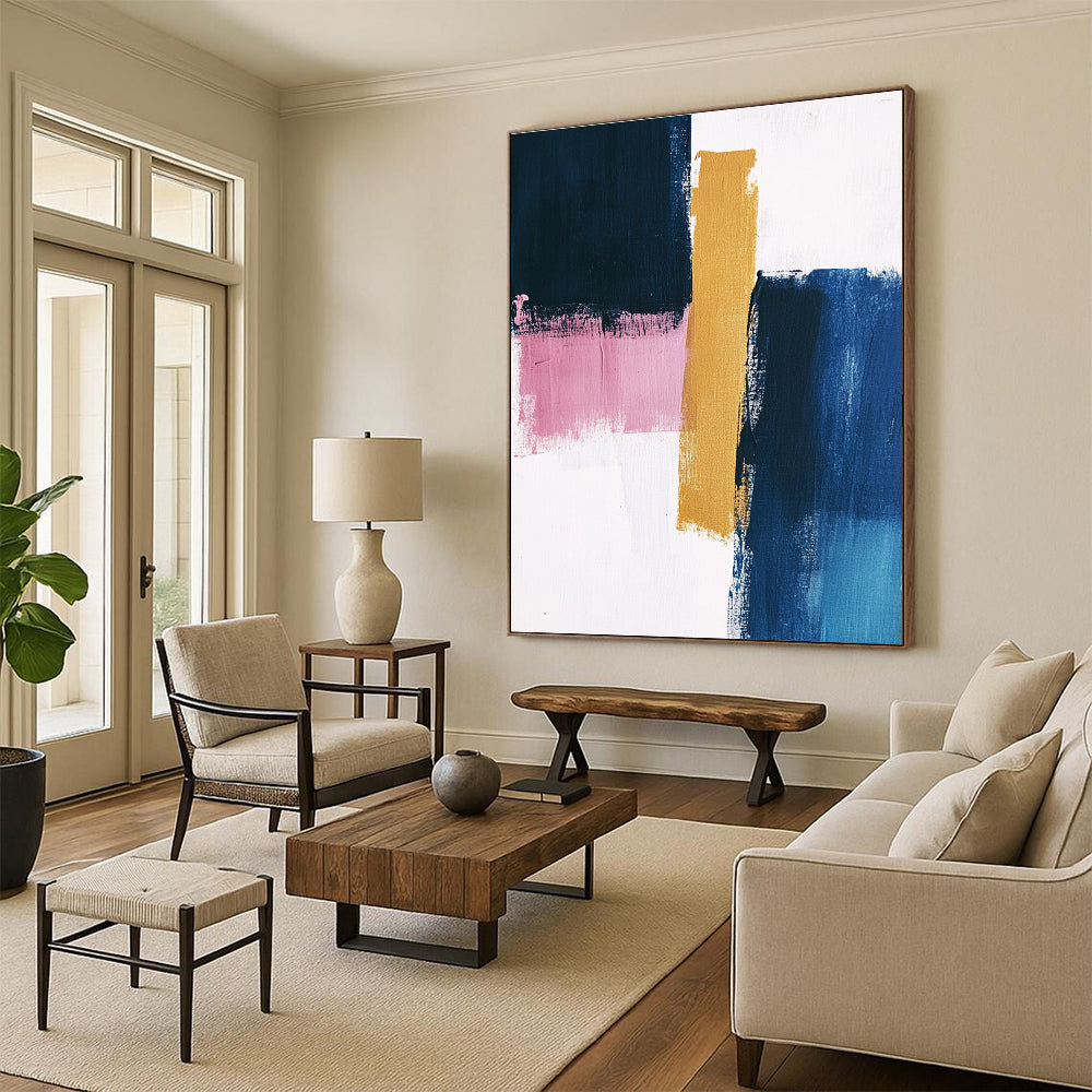 Color - Block Abstract Painting with Vibrant Hues WINK855