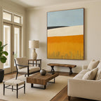 Minimalist Landscape Abstract Painting for Modern Home Offices HENG434