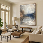 Textured Lake Abstract - Impressionistic Landscape Art GAB0557