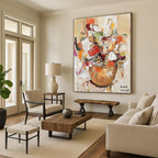 Abstract Still Life Painting for Eclectic Dining Areas GAB1112