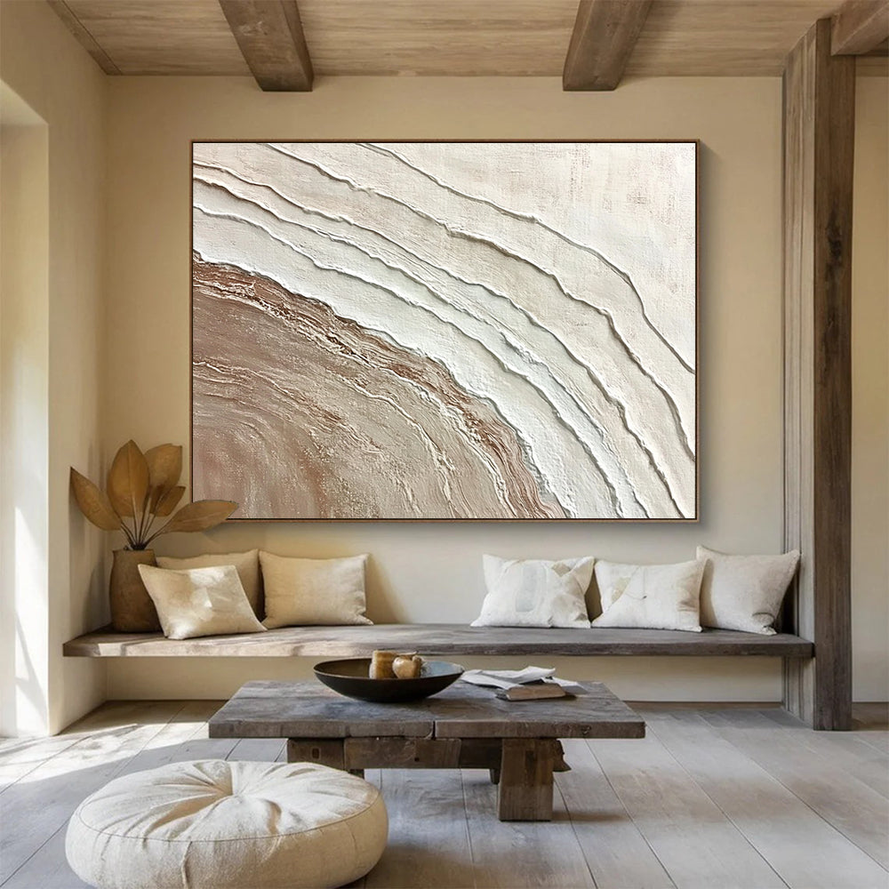 Textured Neutral Waves  Tactile Tranquility ABS040