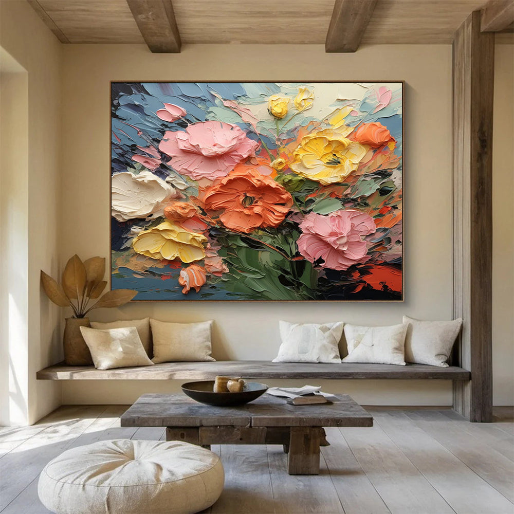 Rainbow Palette Play Abstract Painting for Creative Children's Spaces YHT309