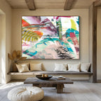 Tropical Abstract Painting for Exotic Interiors YHT118