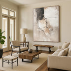 Cracked Texture Abstract Painting for Industrial - Chic Interiors GAB0697