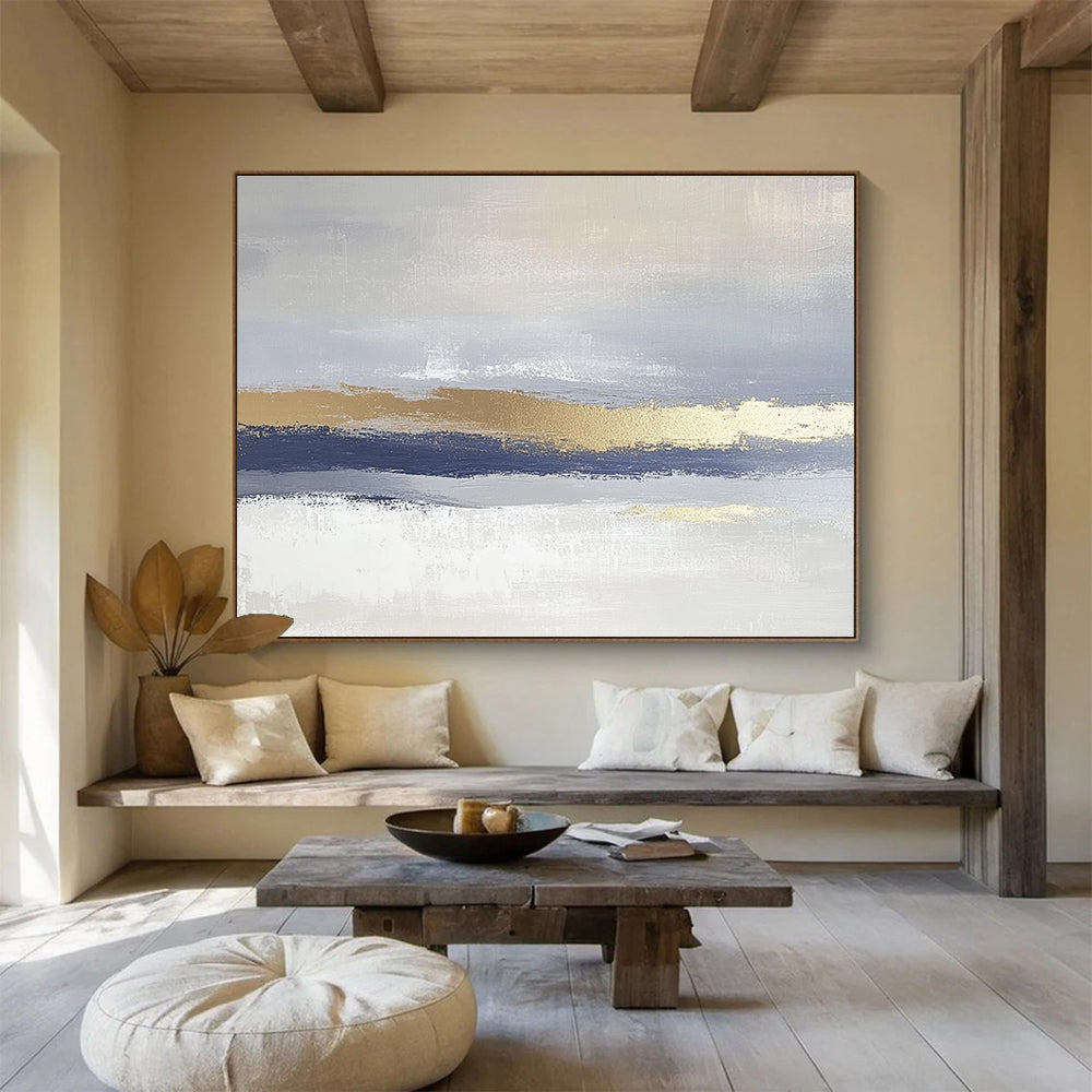 Subtle Tones Abstract: Calm Harmonies in Soft Colors Abstract Painting ABS170