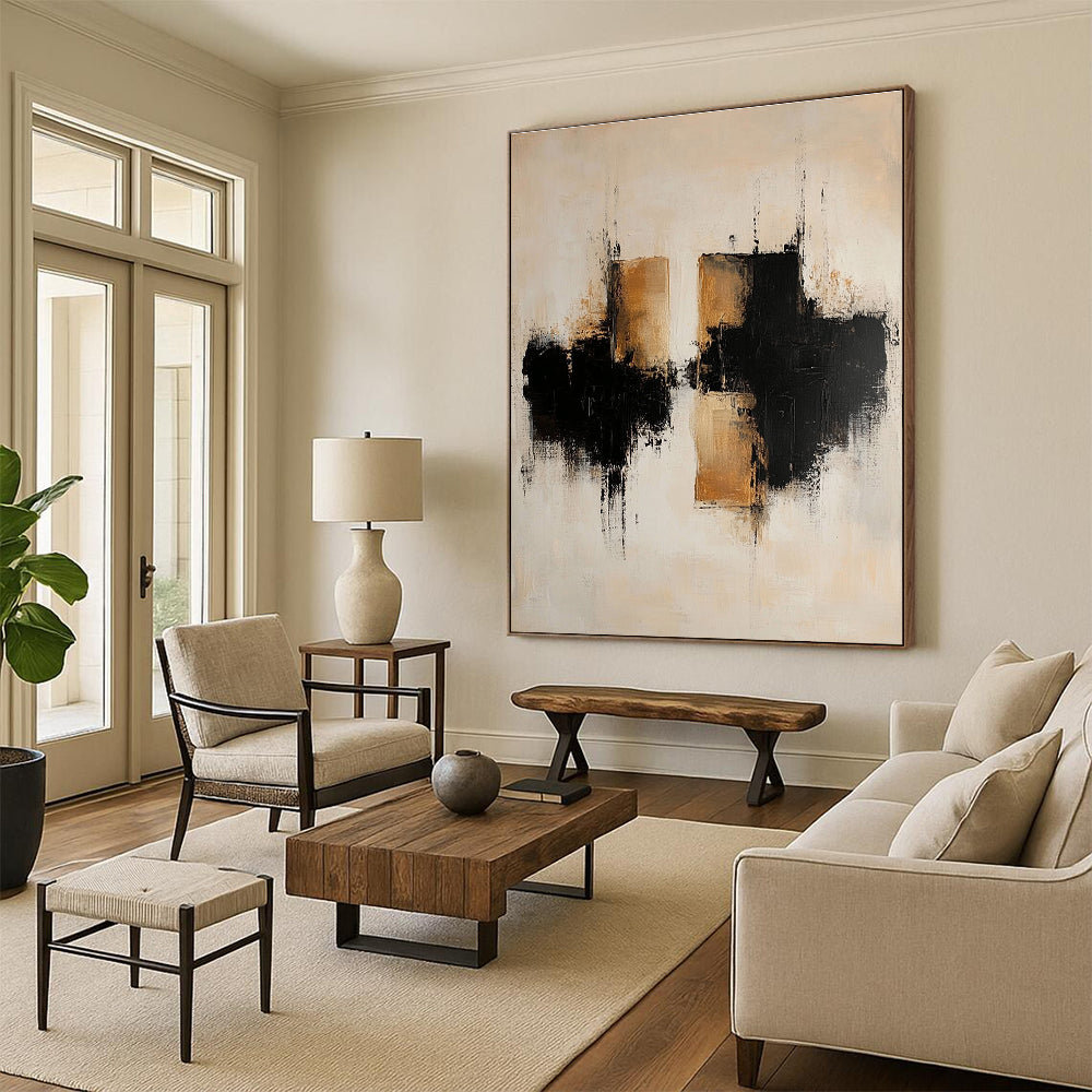 Reflection Abstract Painting with Ethereal Mystery WINK775