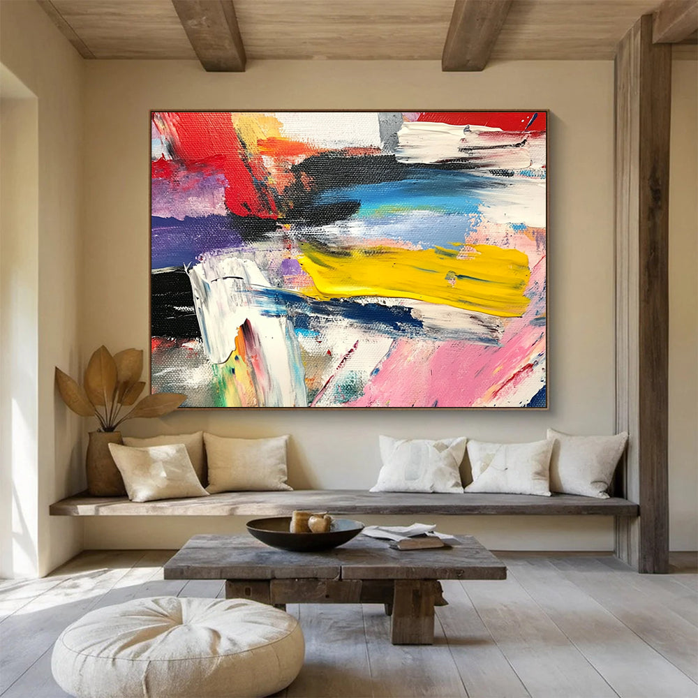 Bold Color Abstract - Chaos and Harmony ABS029
